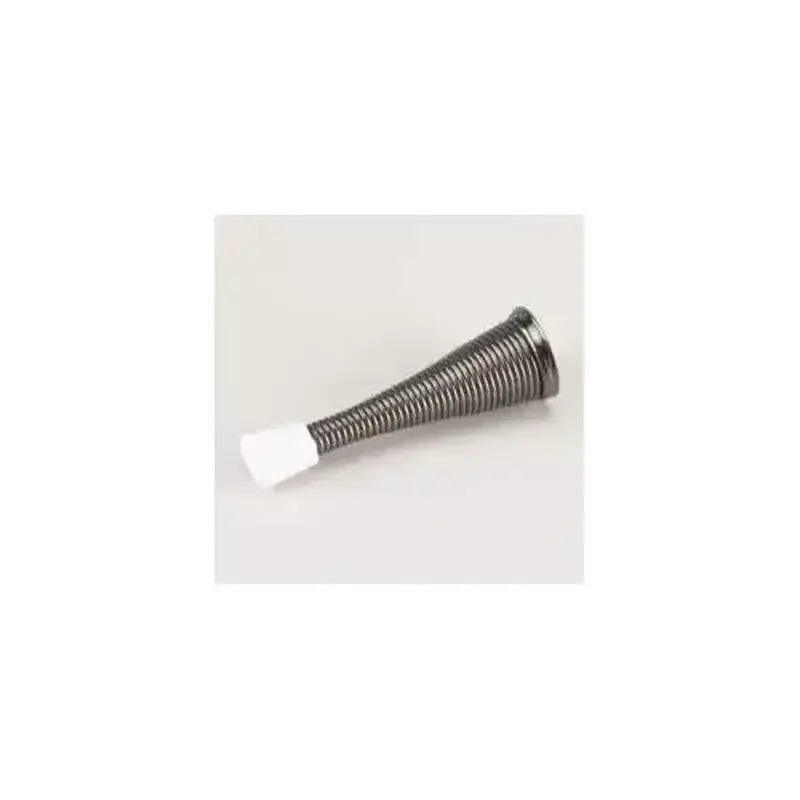 Onward 217WR Flexible Door Stop, 31/32 in Dia Base, 3 in Projection, Metal White