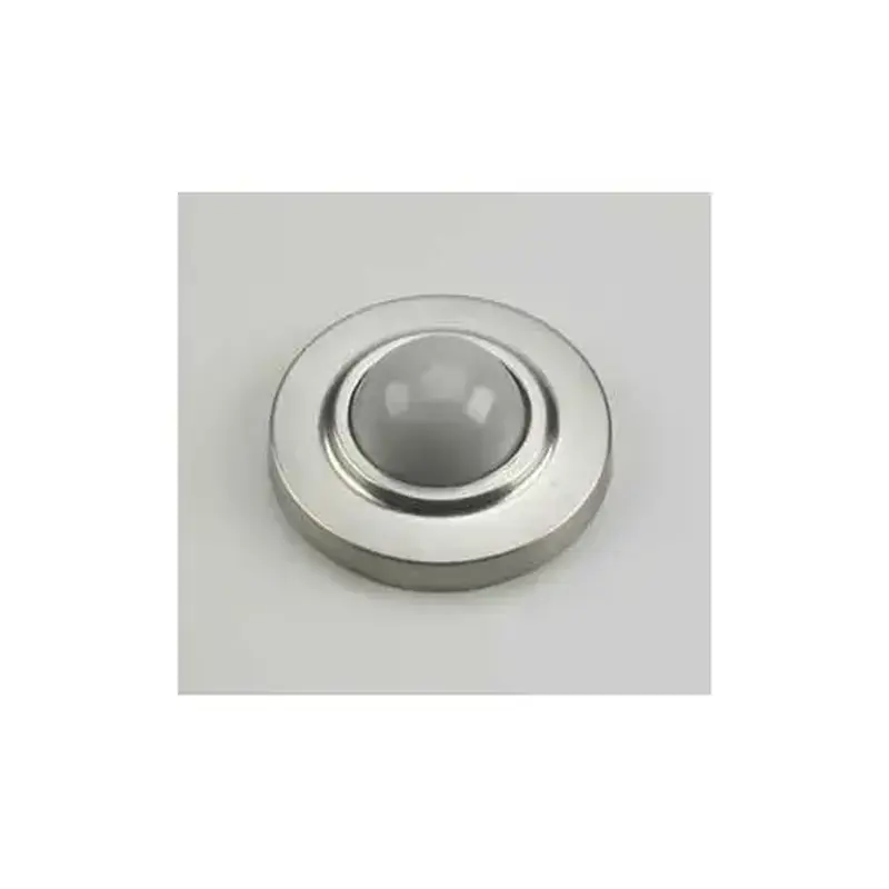 Richelieu Hardware 220BV Door Stop, 2-1/2 in Dia Base, 7/8 in Projection, Metal, Brass