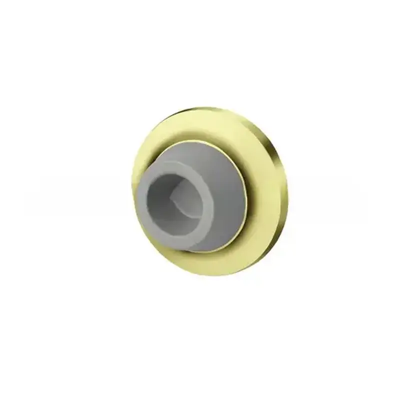 Rockwood 4033 2-7/16" Concave Wall Stop Bright Brass Finish