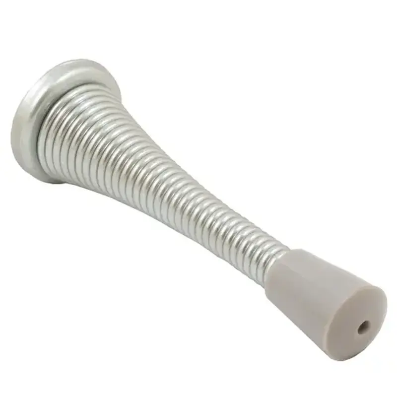 Stone Harbor Hardware 31511-26D 3" Heavy-Duty Spring Door Stop - Satin Chrome