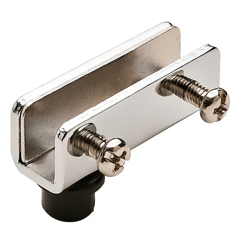 13.5mm Non-Bore Inset Glass Door HingePolished Chrome