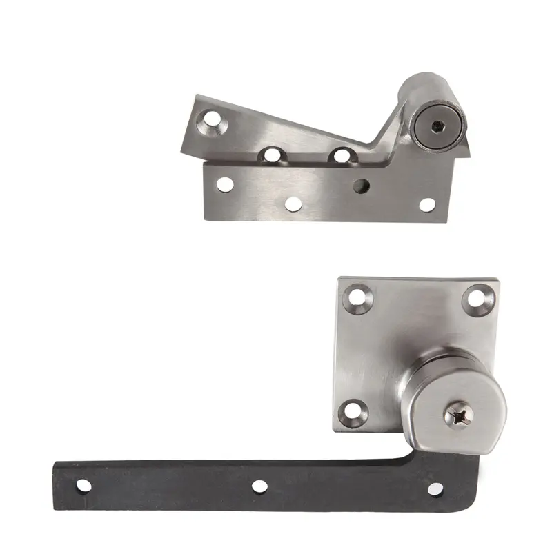 3/4" Offset Hung Pivot Set, 250 lbsSatin Stainless Steel / Right Hand