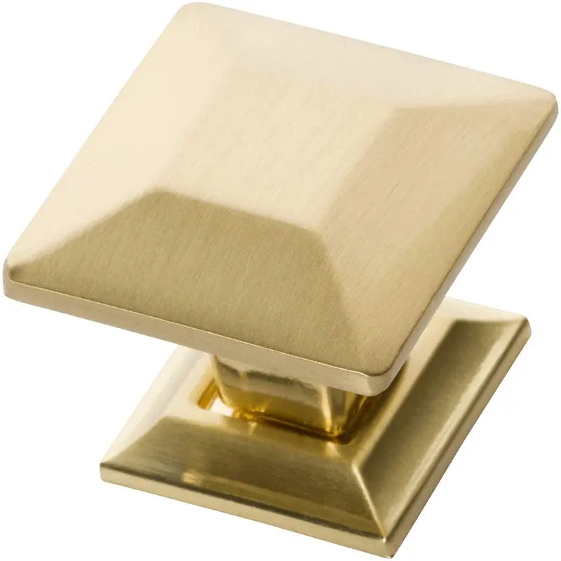 Brushed Brass Cabinet Knobs - SHKM006-BRS-5