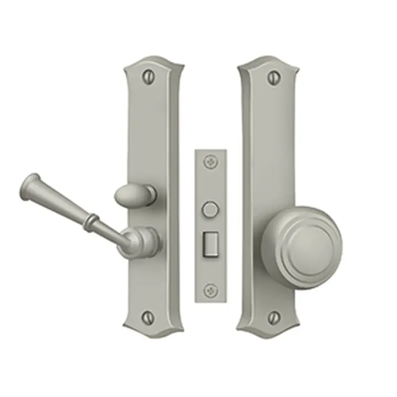 Screen Door Mortise Latch with DeadboltBrushed Nickel