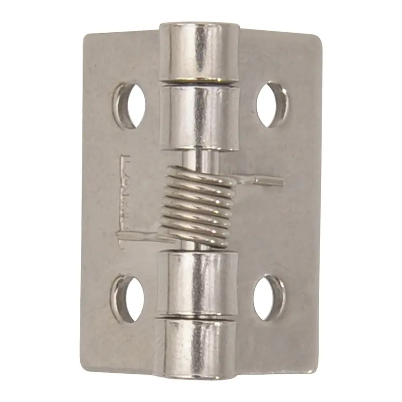 Small Stainless Steel Spring Hinge1" x 1-1/4"