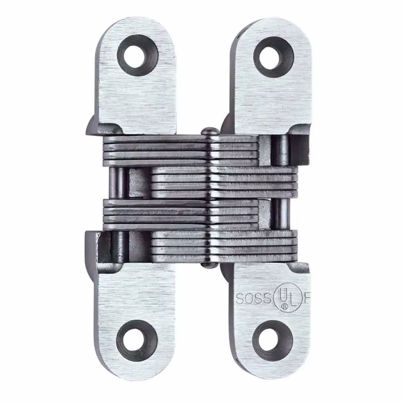 Soss 316 Stainless Steel Medium Duty HingeSatin Stainless Steel