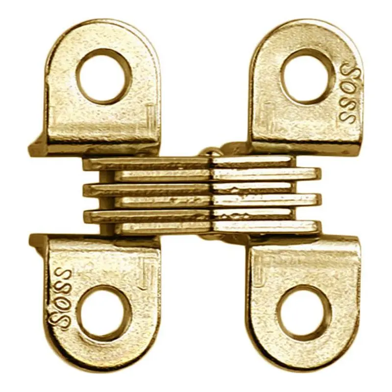 Soss Extra Light Duty Concealed HingesSatin Brass