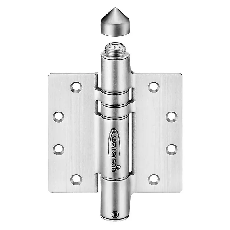 Waterson SS Self Closing Hinge Sets for Gates up to 7ft Tall.Satin Stainless Steel