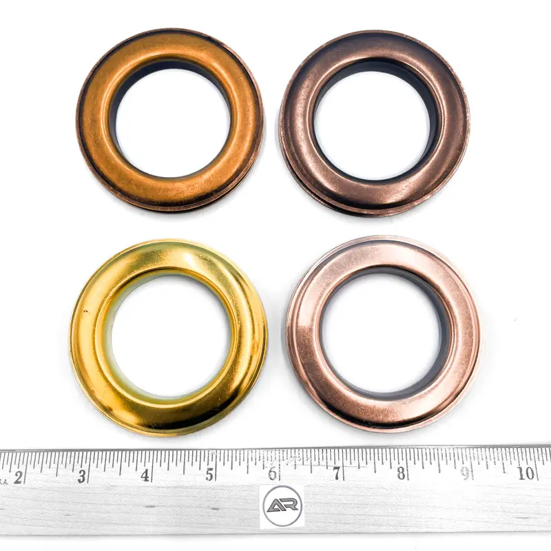2" #15 Grommet & Plain Washer - Various ColorsBrass / Individual