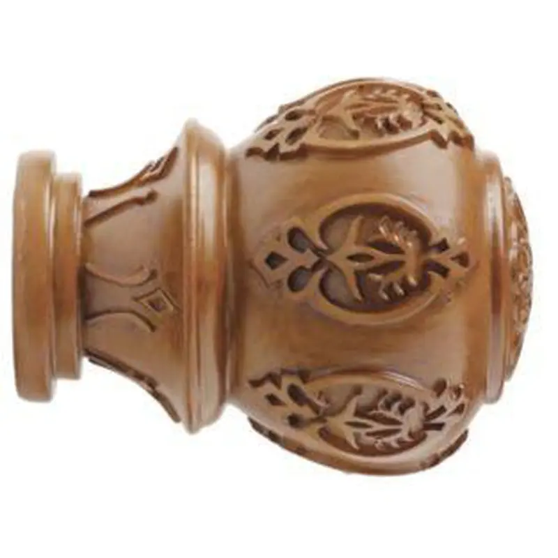 2" Wood Trends Lacey Finial - 820 - Estate Oak