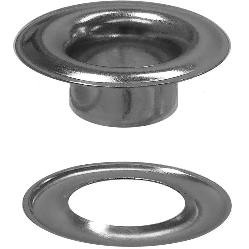 5/8" #5 Sheet Metal Grommets & Plain Washers 144 sets - Various ColorsNickel