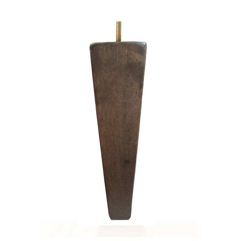 Square Leg Tapered Walnut 6" x (1.75"-.75" 50/case-B