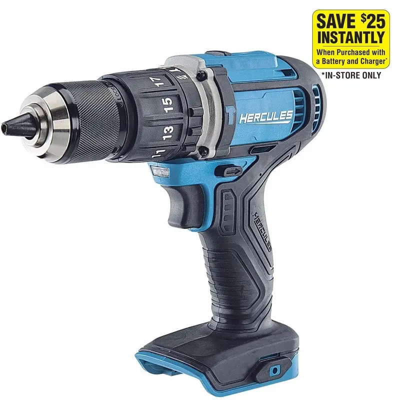 20v Lithium Cordless 1/2 In. Compact Hammer Drill/Driver   - Tool Only