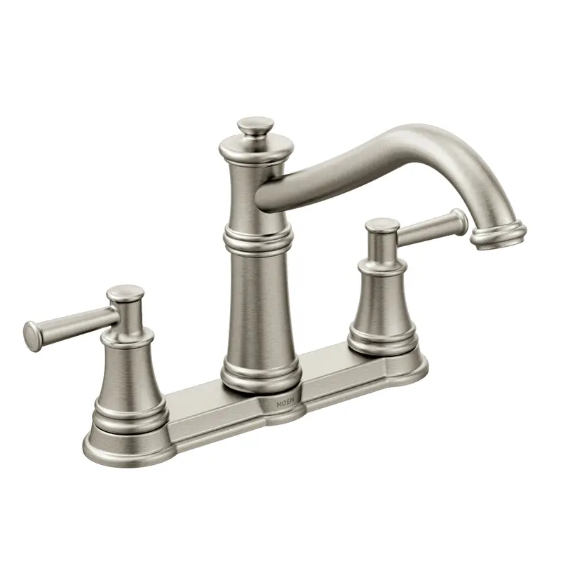 Belfield Two-Handle High Arc Kitchen FaucetChrome