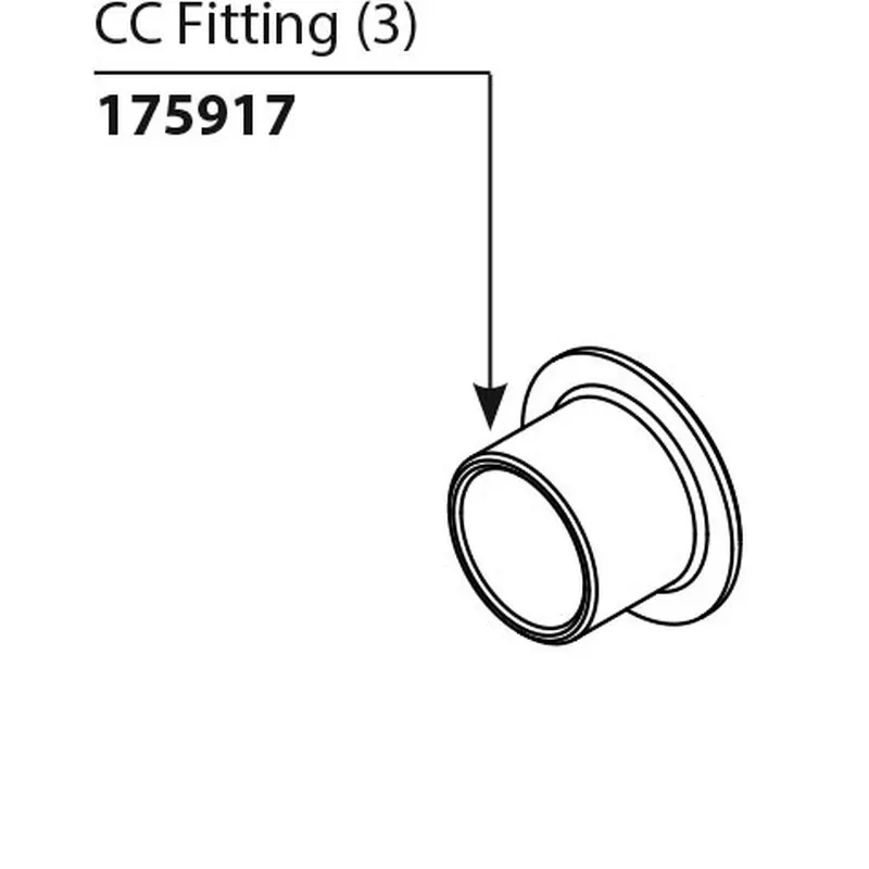 Commercial Parts & Accessories CC Fitting (Package of 3)N/A