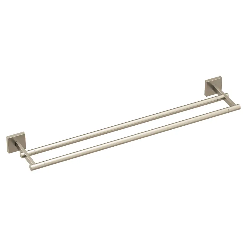 Triva Chrome 24" double towel barChrome