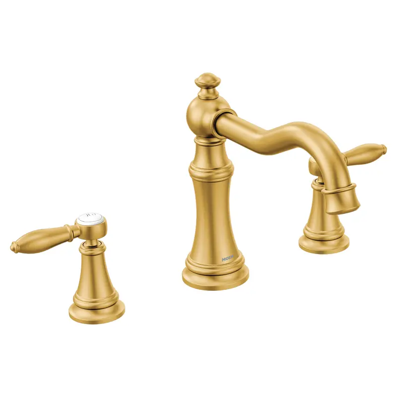 Weymouth Chrome Two-Handle High Arc Roman Tub FaucetChrome