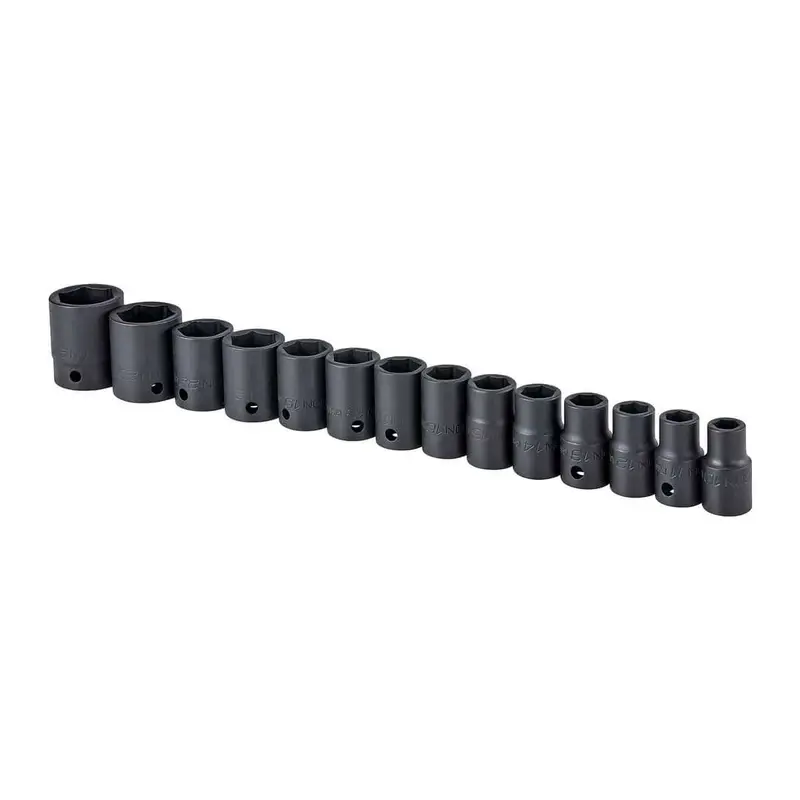 1/2 in.  Drive Metric Professional Impact Socket Set, 14 Pc.