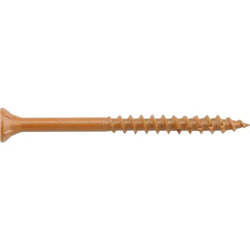 #9 x 3 in. Star Flat-Head Wood Deck Screw (10 lbs.-Pack)Red / 1 / 1