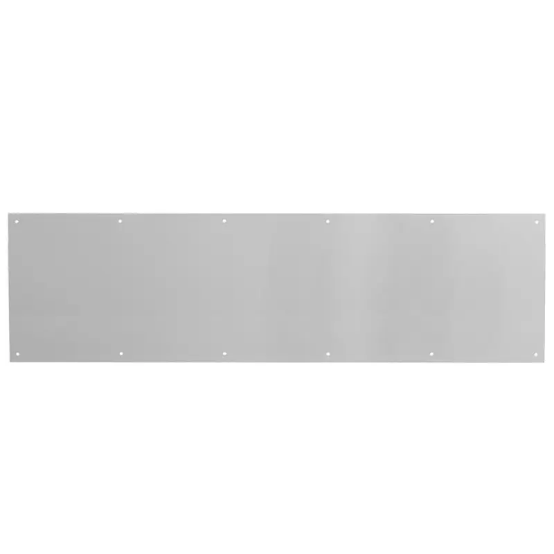 10 in. x 34 in., Aluminum, Door Kick, Satin