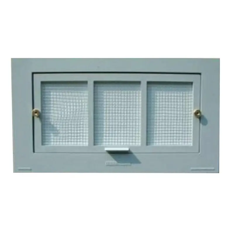 16 in. x 8 in. Energy Efficient Foundation Vent in Grey2.0 / each