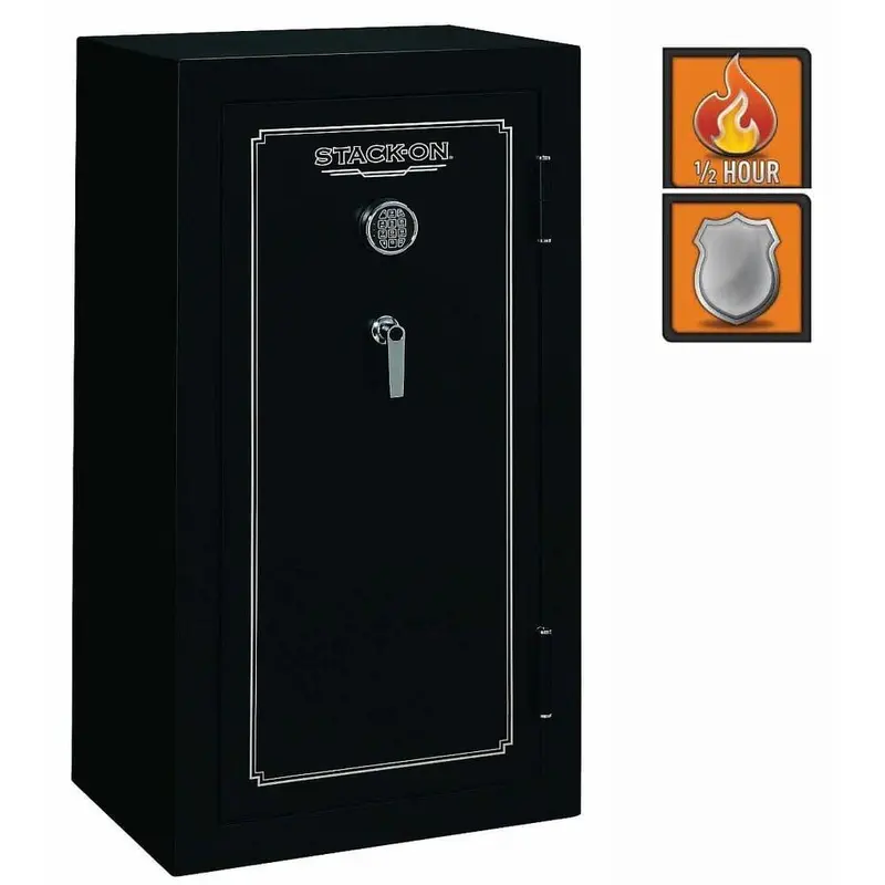 24-Gun Safe Electronic Lock in Matte Black