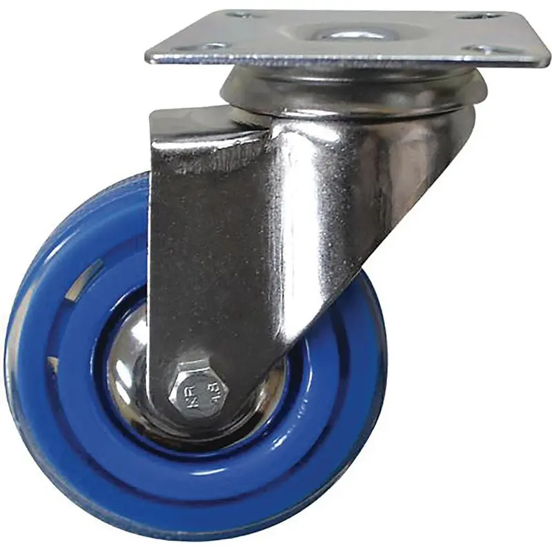 3 in. Sky Blue Swivel Caster with 132 lbs. Load Capacity (4-Pack)3.2 / package