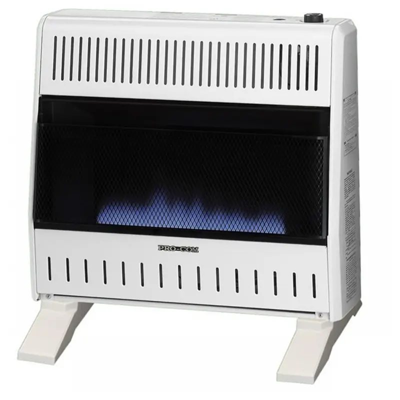30,000 BTU Blue Flame Ventless Dual Fuel Heater with Base and Blower34.00 / each
