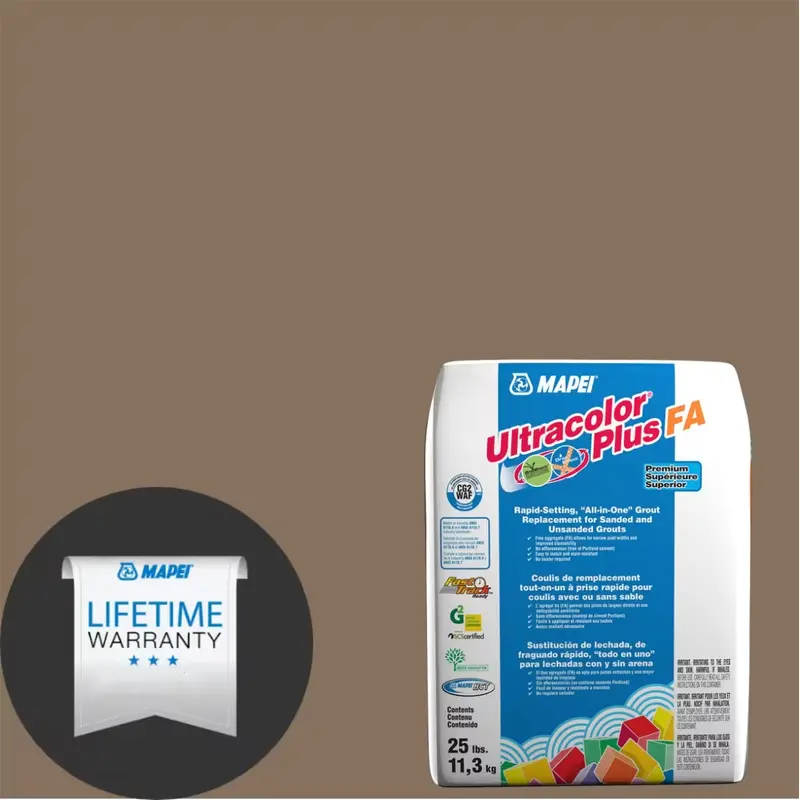 5042 Mocha Ultracolor Plus FA Grout (25 lbs)