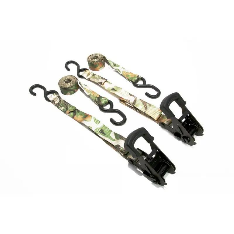 8 ft. x 1-1/4 in. Camouflage Ratchets (2 per Pack)