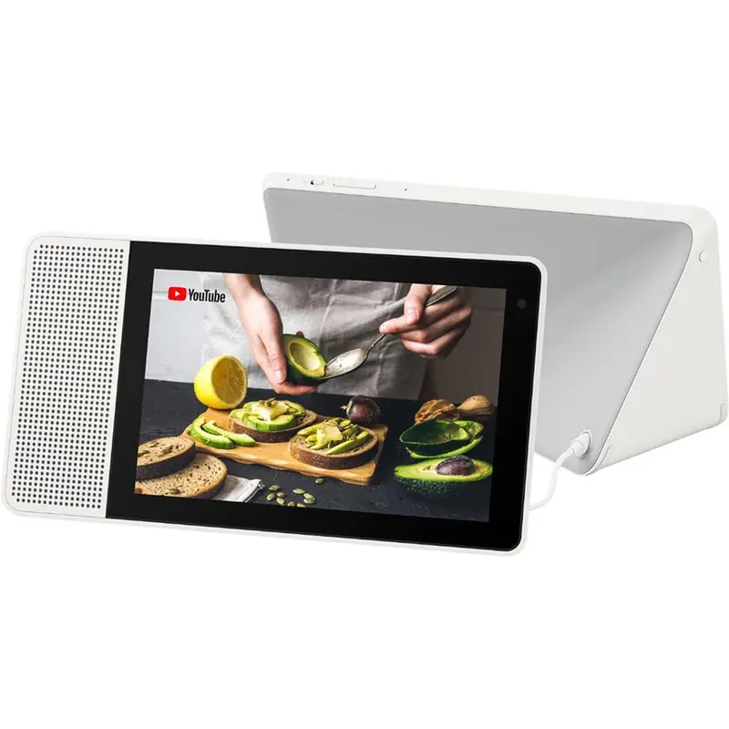 8 in. Smart Display with Google Assistant - White Front/Gray Back2.2 / each