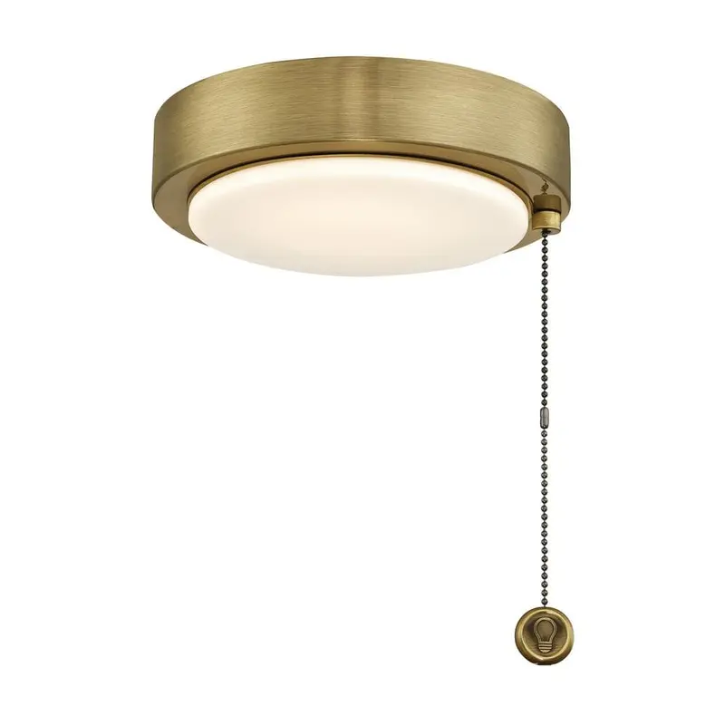 Antique Brass Ceiling Fan Dimmable LED Light Kiteach
