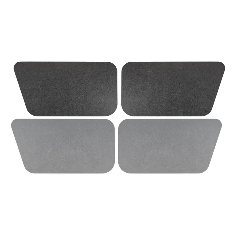ABS Plastic Trim Panel Set - Front Door Kick [Vanagon]Black