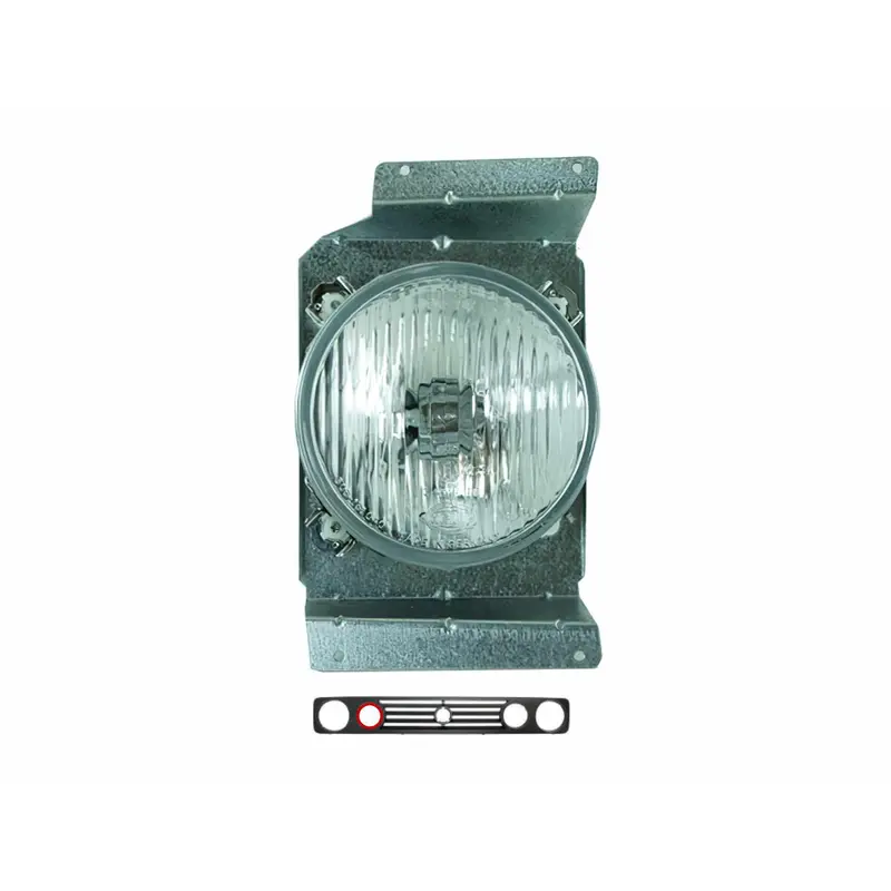 High Beam Assembly - Passenger Side (South African Grille)
