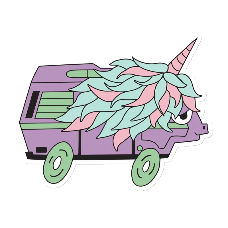 High-Top Hazel Unicorn Magnet33