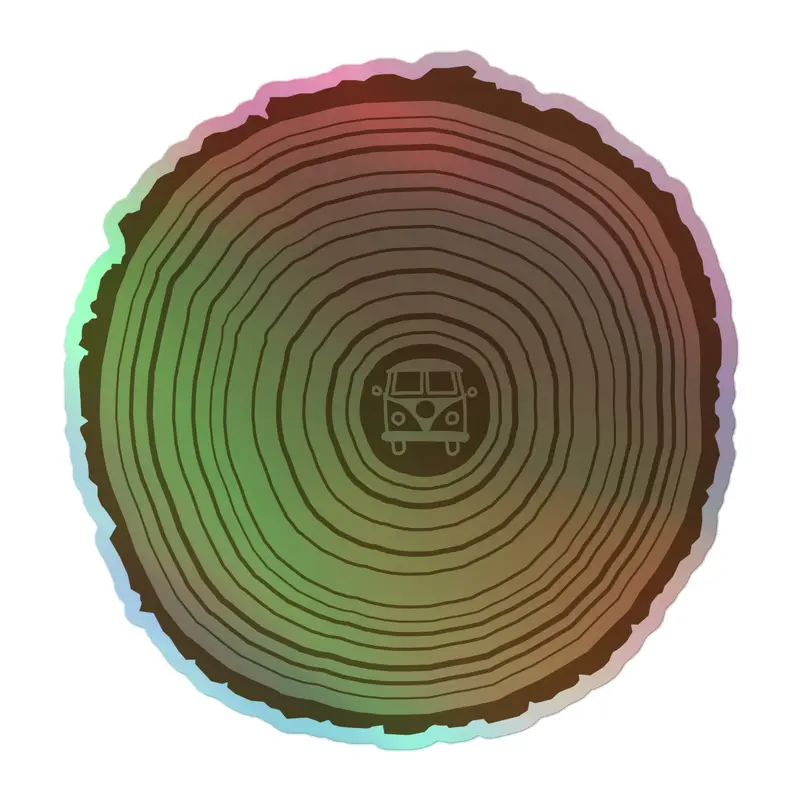 Origin Tree Ring Holographic Sticker33