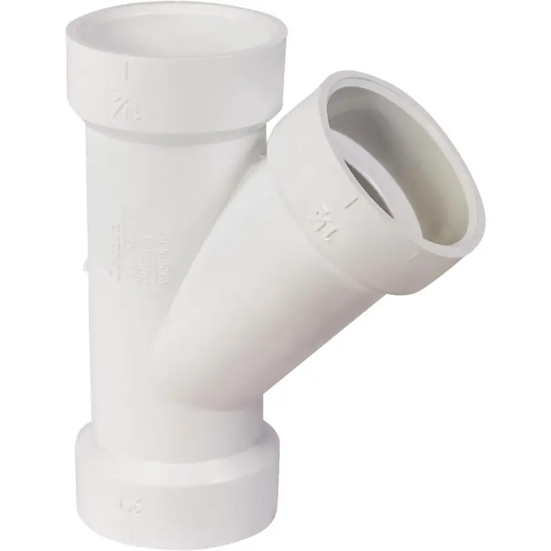 Charlotte Pipe 1-1/2 In. Schedule 40 DWV Hub PVC Wye