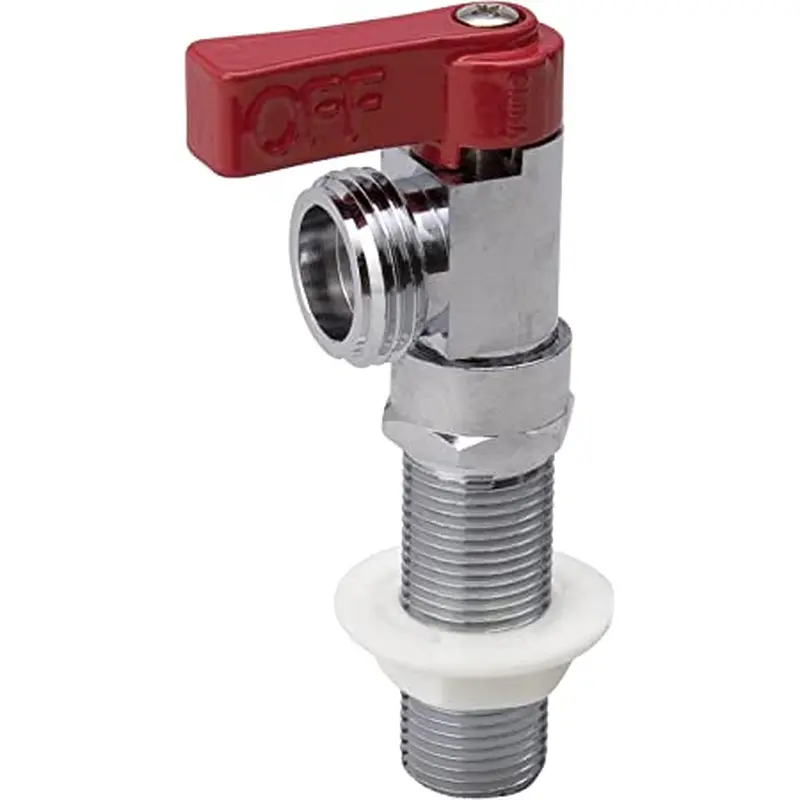 B & K Industries Dual Washing Machine Valve Red 1/2"1/2"