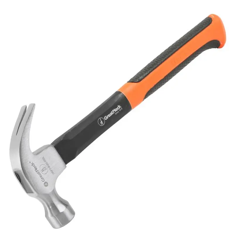 GreatNeck HG8C Fiberglass Curved Claw Hammer 8 Oz.8 Oz.