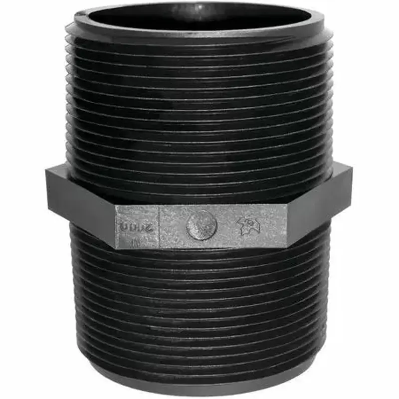 Green Leaf Nipple 1/2 Male NPT x 1/2 Male NPT1/2 x 1/2