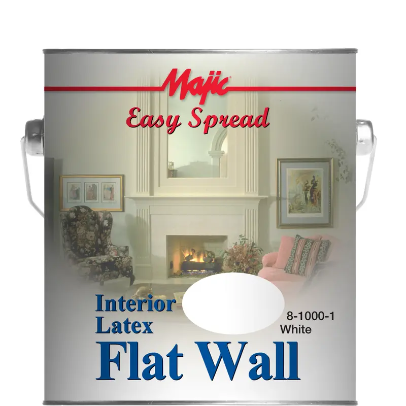 Majic Paints Easy Spread Flat Wall White 1 Gallon