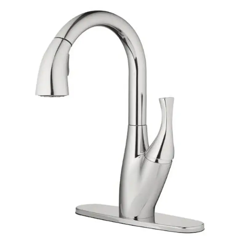 Home2O Single-Handle High ARC Pull Down Sprayer Kitchen FaucetStainless Steel
