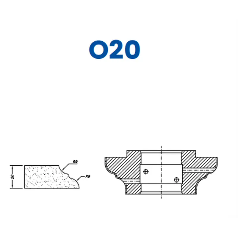 O20(20mm Cove Dupont - Line 60 (Bore 35))EHS Kit (All materials high speed) / Breaker