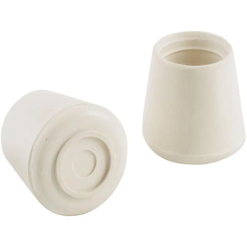 Shepherd Hardware 3/4-Inch Inside Diameter Rubber Leg Tips, 4-Pack, White3/4"