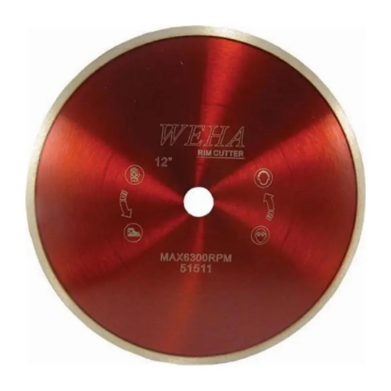 Weha USA Continuous Rim Blade for Natural Stone and Glass8"