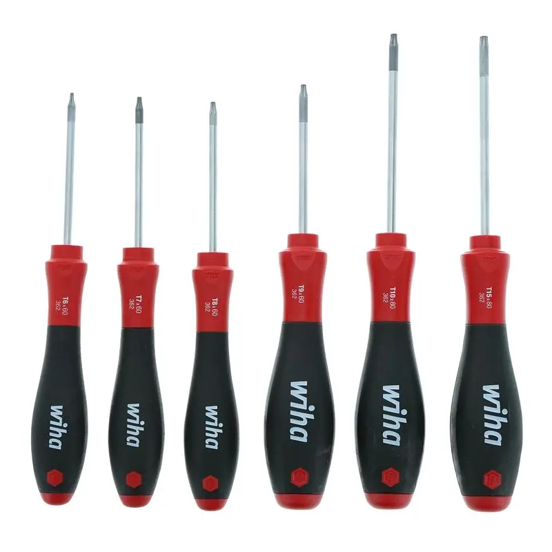 Wiha SoftFinish Torx Screwdriver 6 Piece Set T6-T15