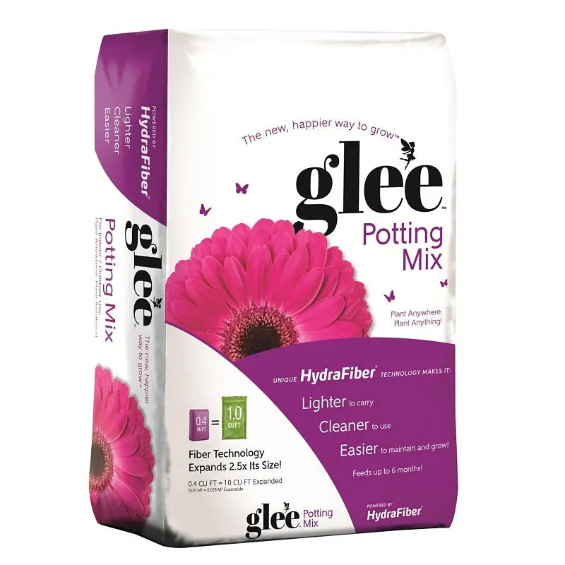 Oldcastle 50150204 Glee Hydrafiber Potting Mix, 0.4 cu-ft Coverage Area