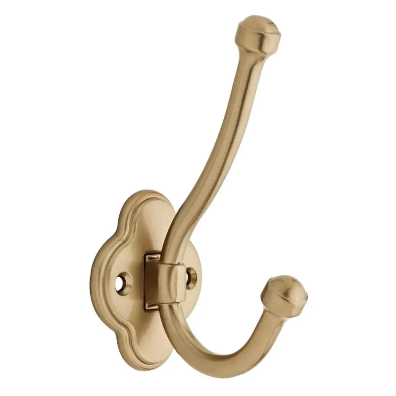 2-1/4 in. Champagne Bronze Scroll Edge Wall HookChampagne Bronze / 0.31 / 1