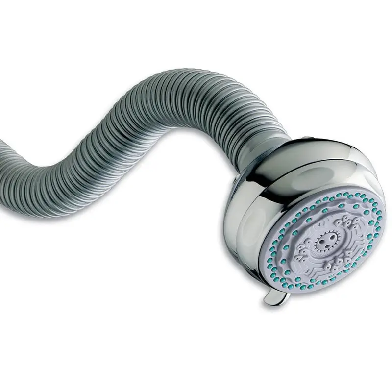 6-Spray 3.5 in. Single Wall Mount Fixed Shower Head in Chrome