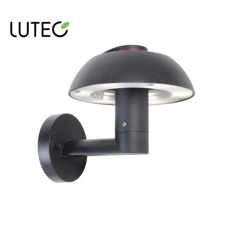 Lutec spiral wall light gray 4000k 8.4w ip54 up word 2251-s | LUT00142